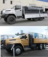Автомобильный завод «Урал» начал выпускать два новых грузовика – автоцистерну и вахтовый автобус